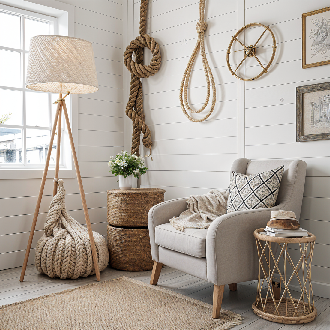 6 Inspiring Ways to Incorporate Nautical Rope in Your Nordic Home Décor