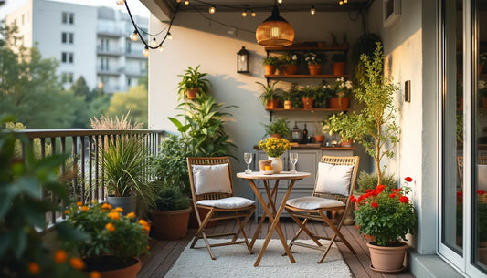 Transform your small balcony into a stylish and functional outdoor retreat with our creative design 