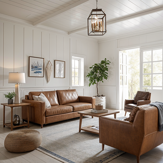 10 Inspiring Ways to Use Leather Accents in Nordic Home Decor