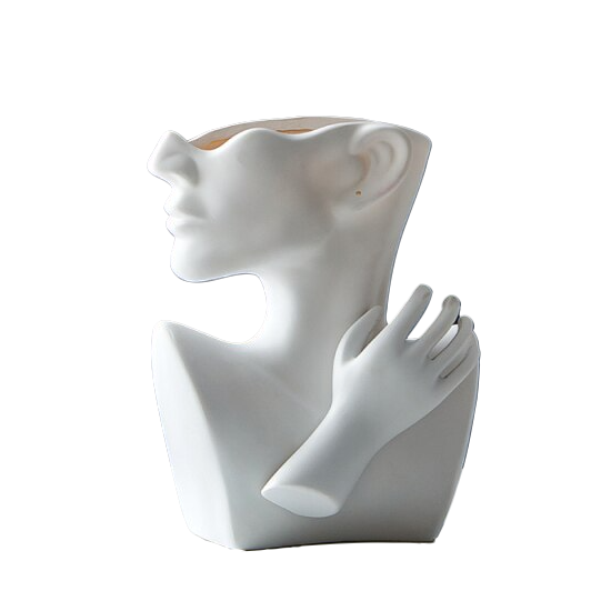 Lady Feminine Face Vase