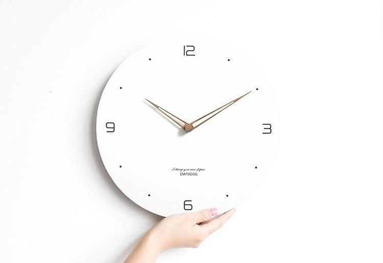 Elestren - Modern Minimalist Clock - Nordic Side - 05-15, feed-cl0-over-80-dollars, modern-wall-clock