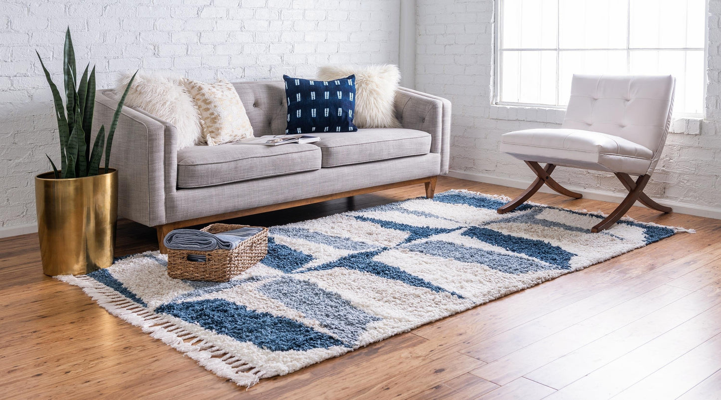 Jeramiah - Modern Shaggy Area Rug - Nordic Side - feed-cl0-over-80-dollars, unique-loom, us-only, us-ship