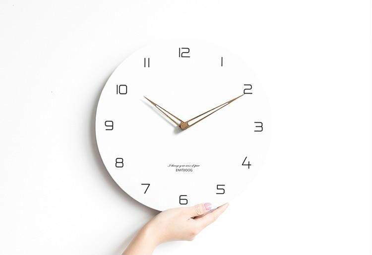 Elestren - Modern Minimalist Clock - Nordic Side - 05-15, feed-cl0-over-80-dollars, modern-wall-clock