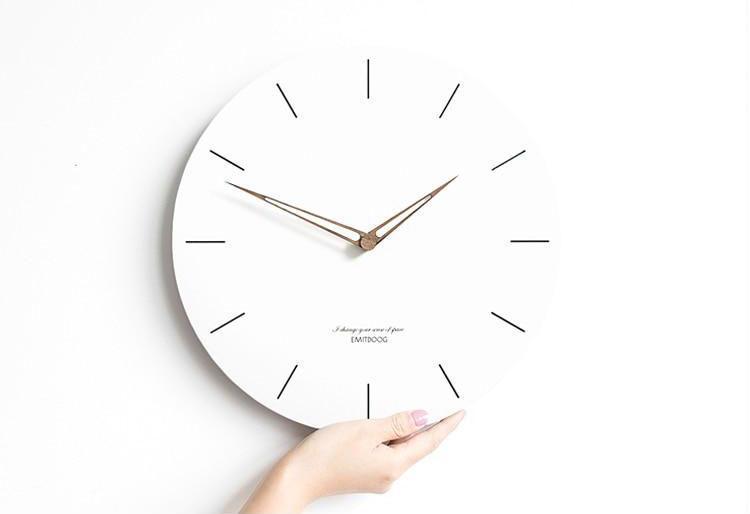 Elestren - Modern Minimalist Clock - Nordic Side - 05-15, feed-cl0-over-80-dollars, modern-wall-clock