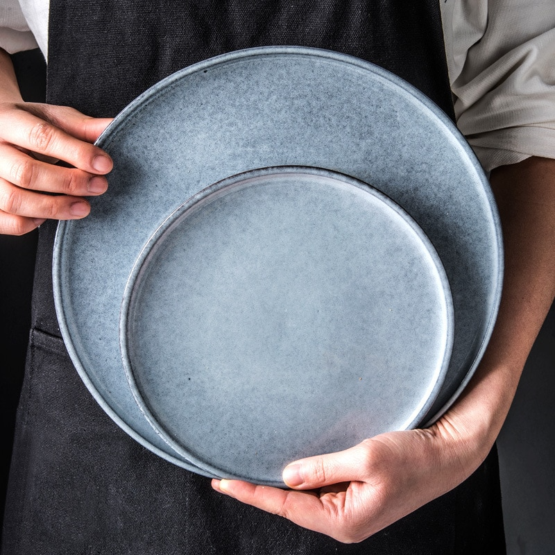 Mavis Handcrafted Blue Plate for Table Setting