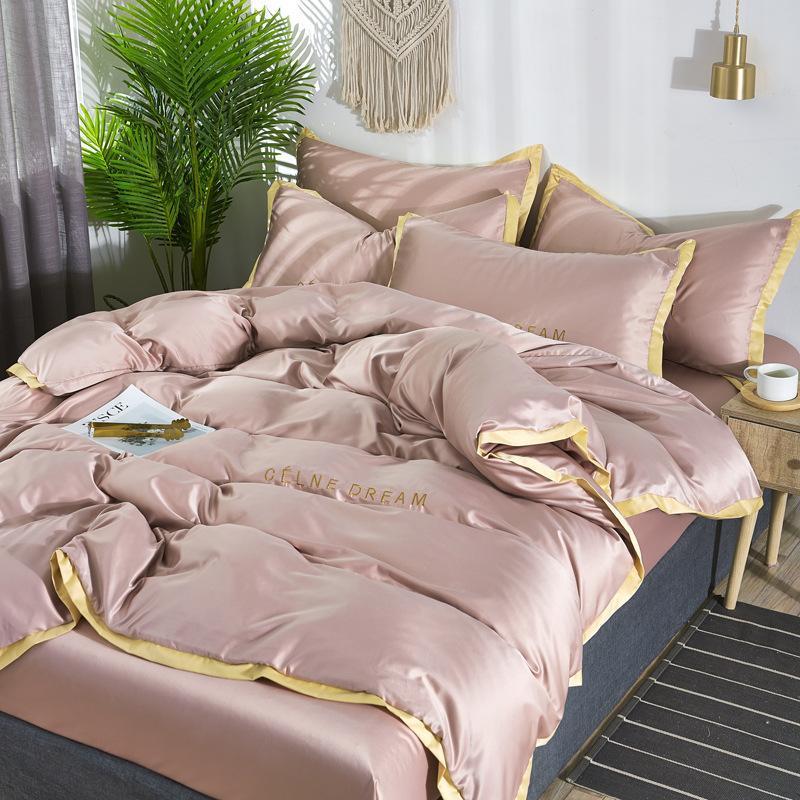 Cline Dream Satin Silk Bedding Set - Nordic Side - 