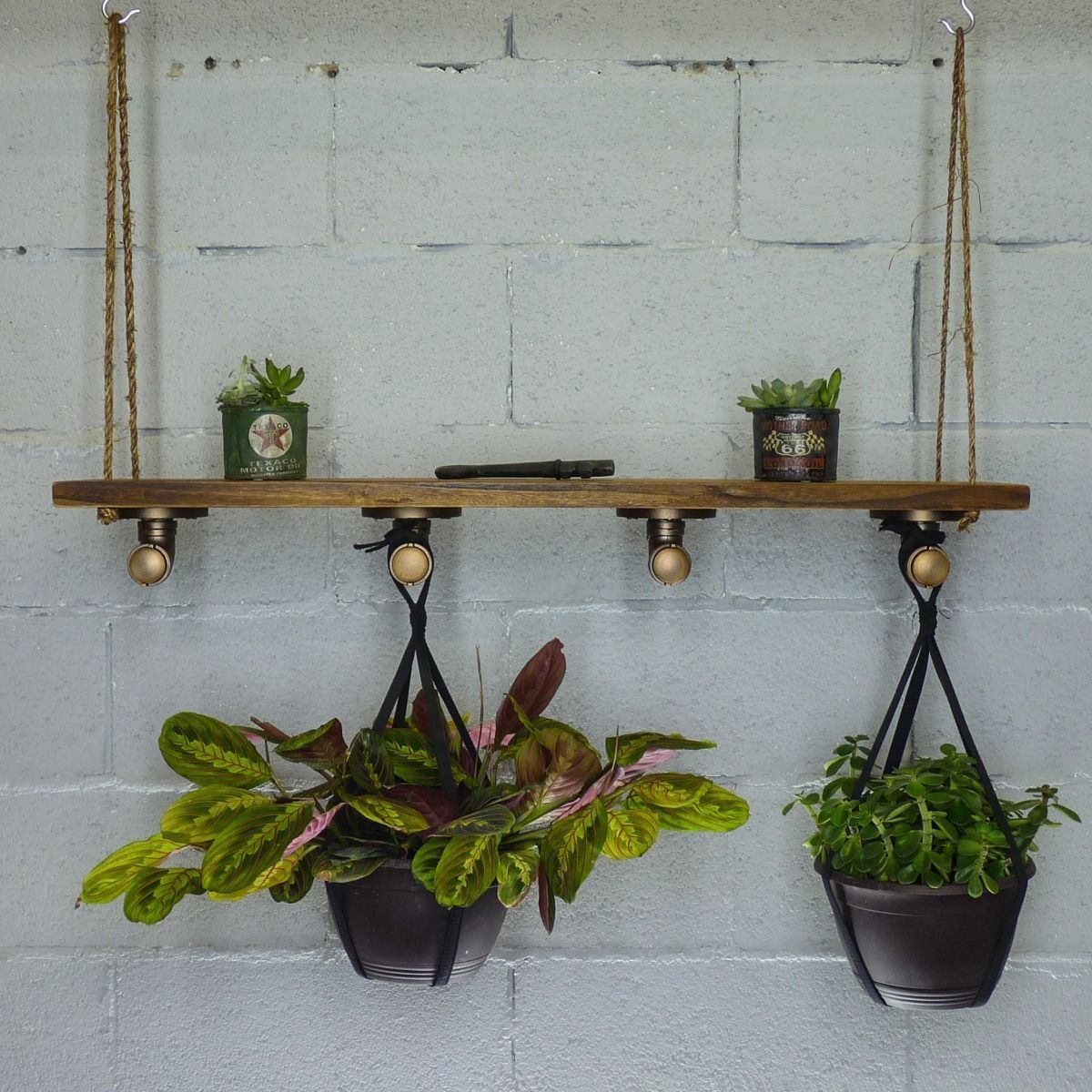 Modern Industrial Plant Holder Hanging Shelf - Nordic Side - 10-11, feed-cl0-over-80-dollars, furniture-pipeline, furniture-tag, US