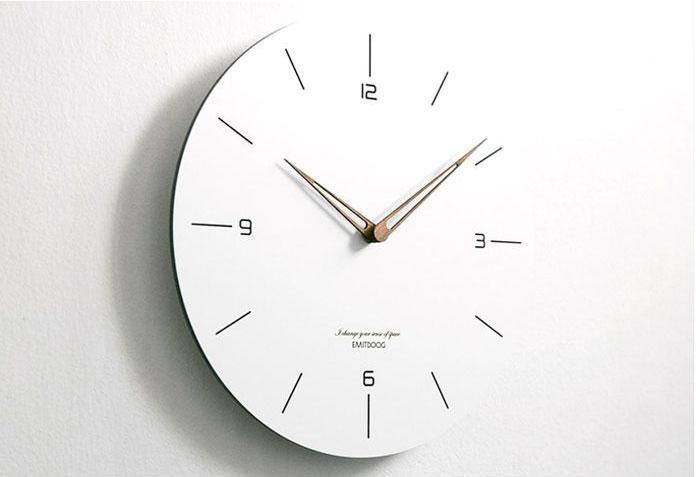 Elestren - Modern Minimalist Clock - Nordic Side - 05-15, feed-cl0-over-80-dollars, modern-wall-clock