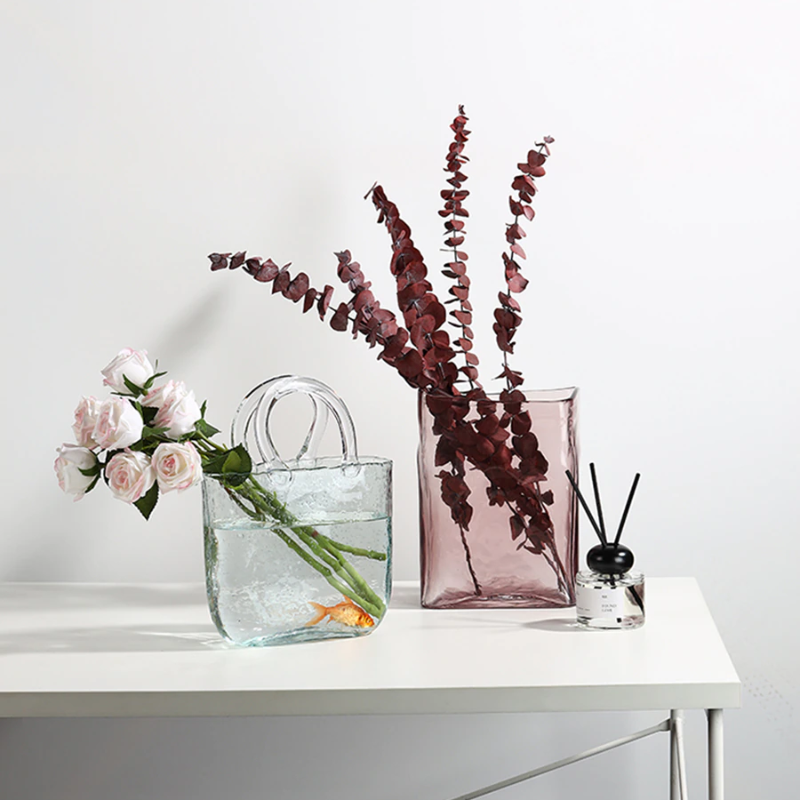 Crystal Basket Vase Collection