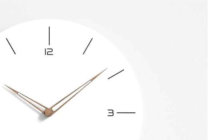 Elestren - Modern Minimalist Clock - Nordic Side - 05-15, feed-cl0-over-80-dollars, modern-wall-clock