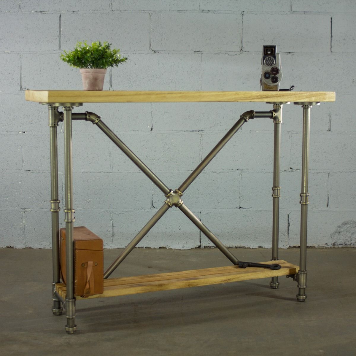 Two Tier Hallway Table - Nordic Side - 10-18, feed-cl0-over-80-dollars, furniture-pipeline, furniture-tag, US