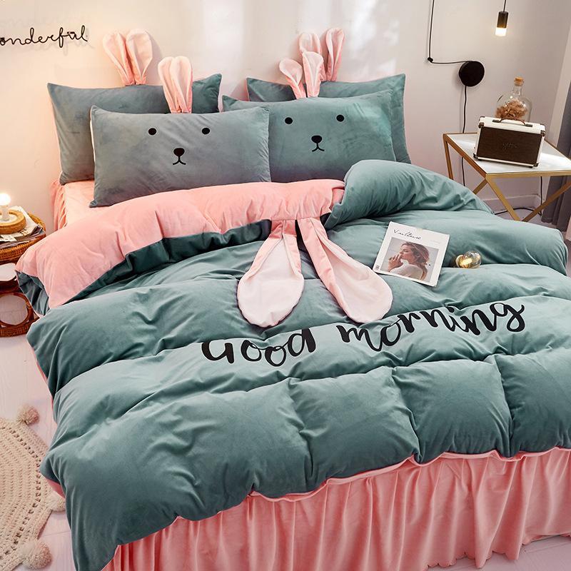 Good Morning Rabbit Ears Bedding Set - Nordic Side - 