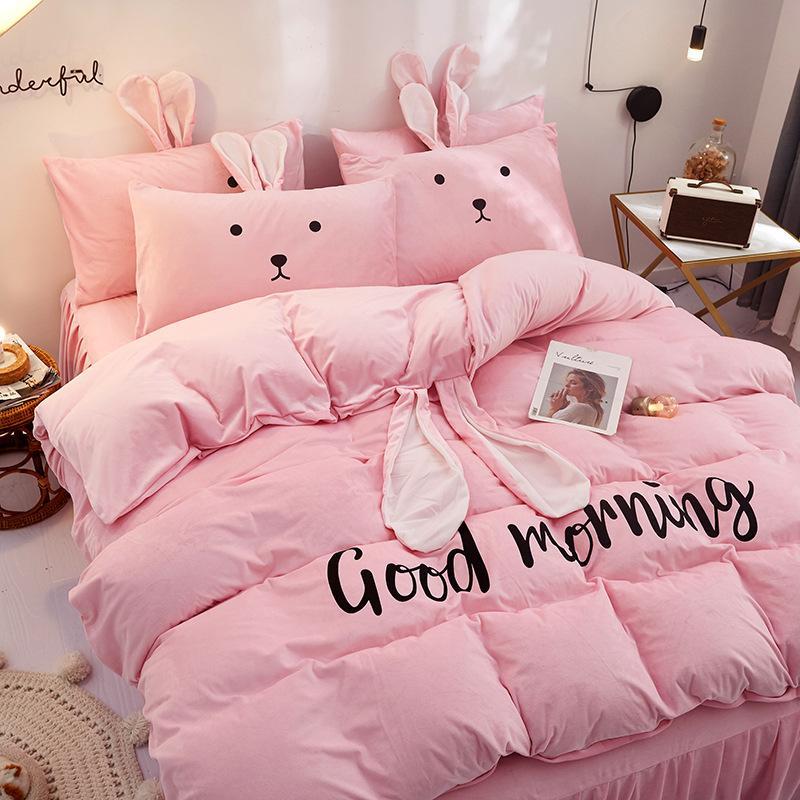 Good Morning Rabbit Ears Bedding Set - Nordic Side - 