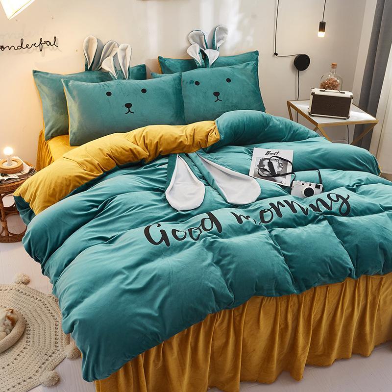 Good Morning Rabbit Ears Bedding Set - Nordic Side - 