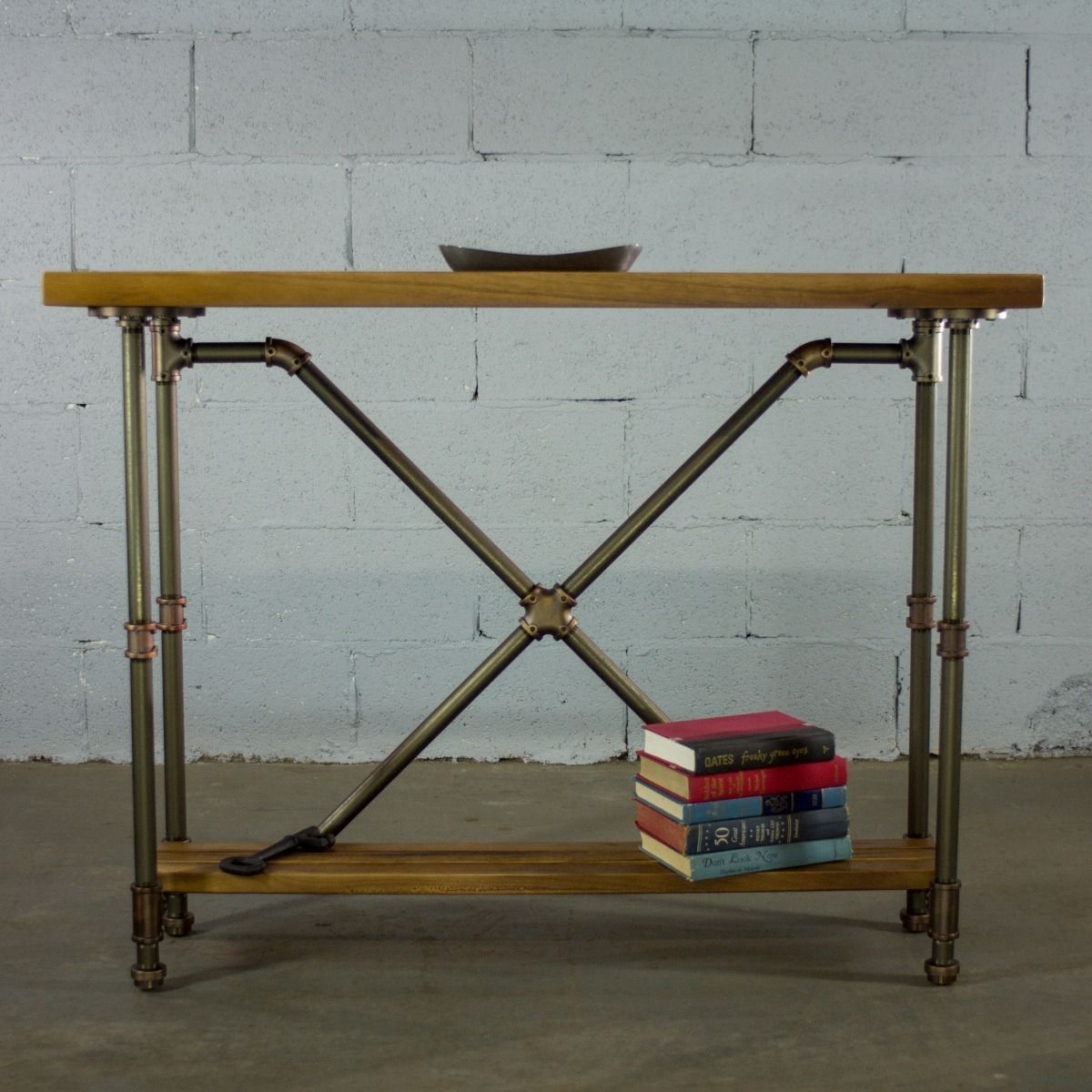 Two Tier Hallway Table - Nordic Side - 10-18, feed-cl0-over-80-dollars, furniture-pipeline, furniture-tag, US