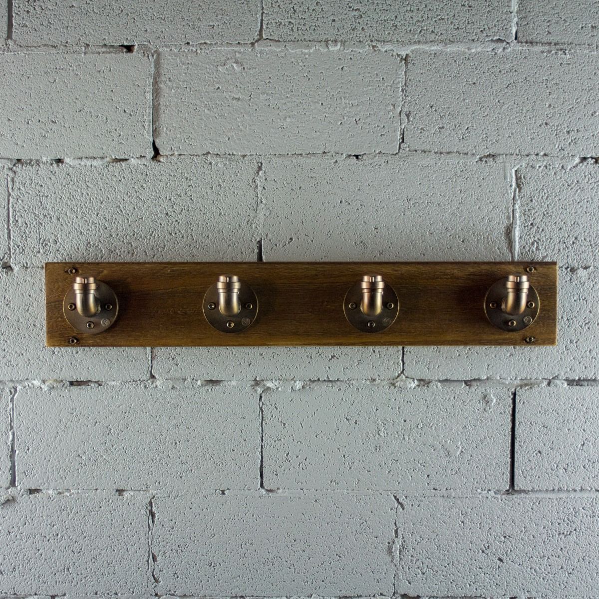 Modern Industrial Wall Mounted Four Hook Hat Rack - Nordic Side - 10-18, feed-cl0-over-80-dollars, furniture-pipeline, furniture-tag, US