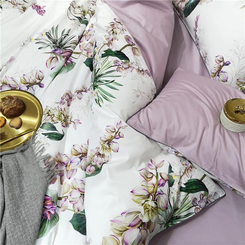 Gladiolus Duvet Cover Set (Egyptian Cotton)