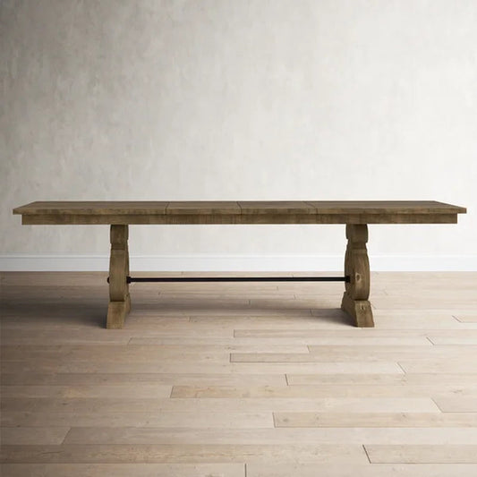 Addley Rustic Trestle Dining Table