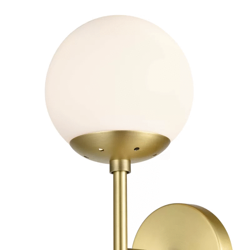 Assis Spherical Glass Wall Sconce