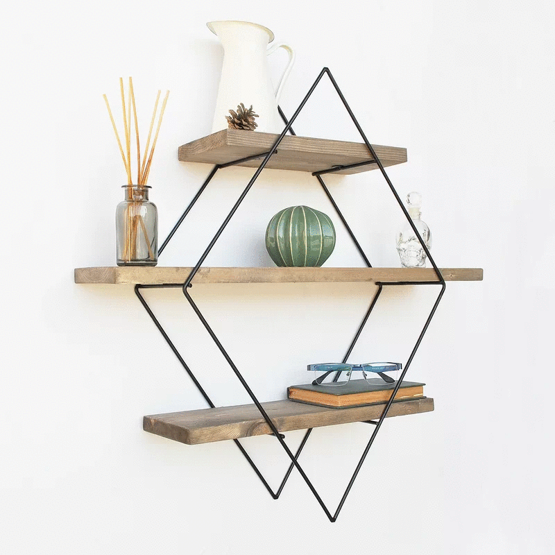 Auce Modern Floating Wall Shelf