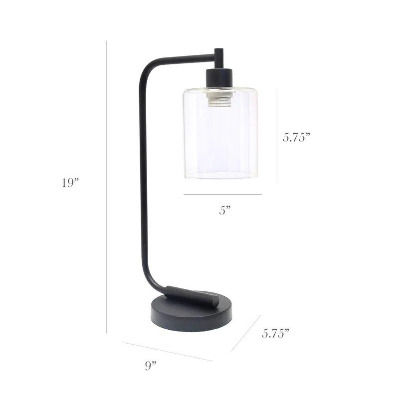 Pouso Industrial Table Lamp - Matte Black