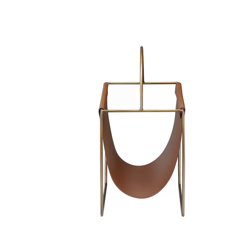 Stende Modern Steel Magazine Rack