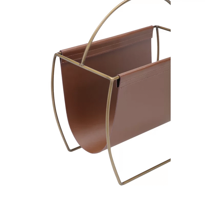 Stende Modern Steel Magazine Rack