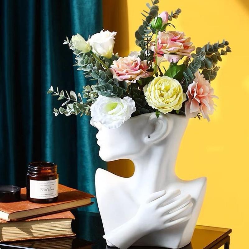 Lady Feminine Face Vase