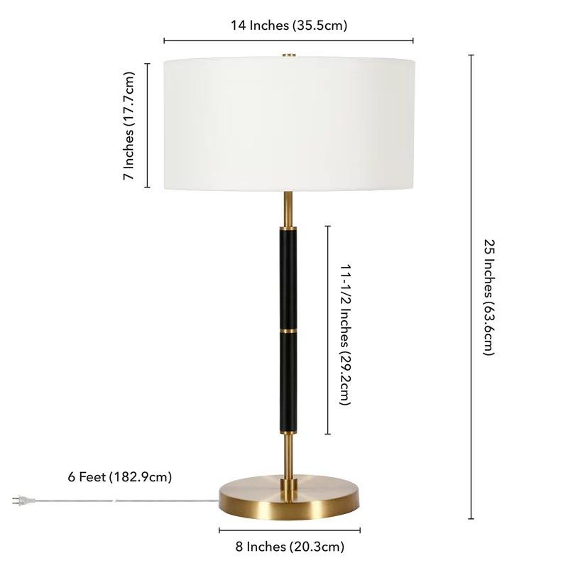 Cameta Modern Metal Table Lamp