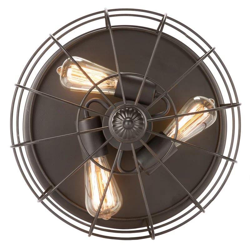 Olinda Vintage Wire Cage Ceiling Light