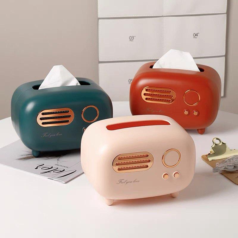 Radio Retro Radio Tissue Box Cover