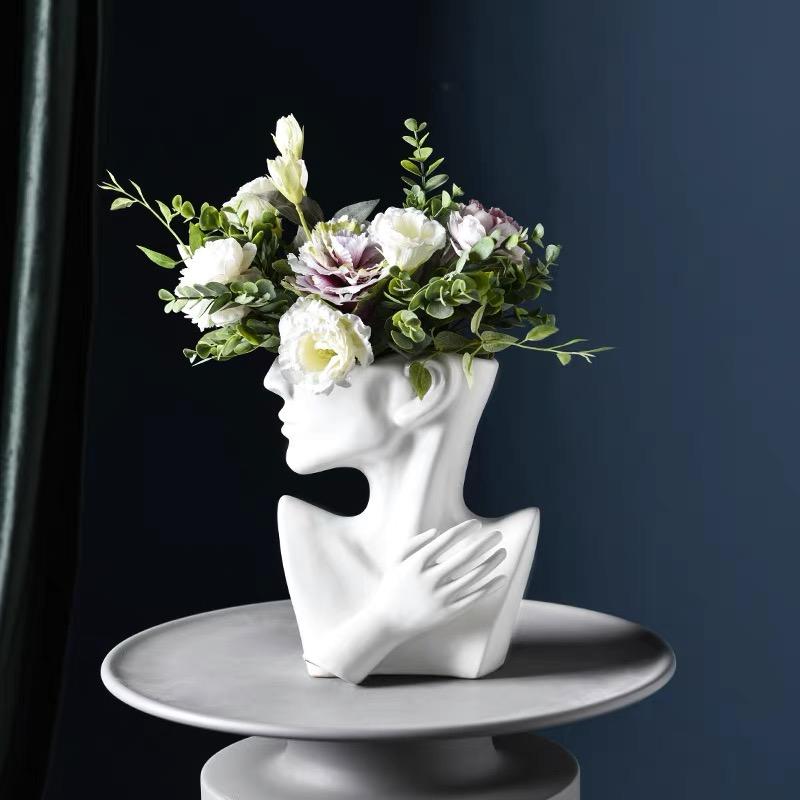 Lady Feminine Face Vase