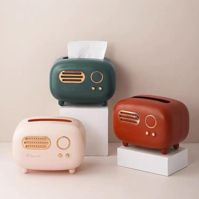 Radio Retro Radio Tissue Box Cover