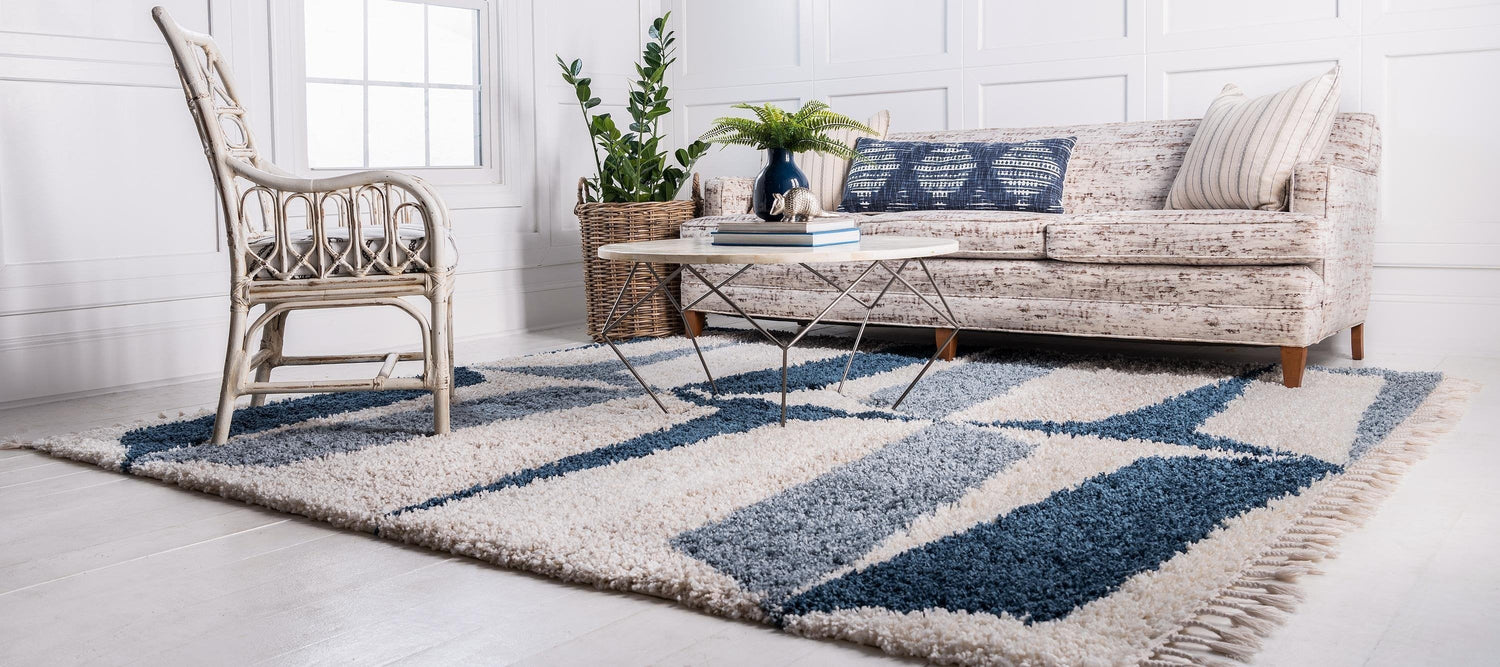 Jeramiah - Modern Shaggy Area Rug - Nordic Side - feed-cl0-over-80-dollars, unique-loom, us-only, us-ship