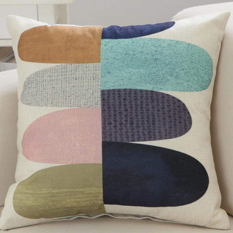 Earth's Spectrum Cushion - Nordic Side - bis-hidden, home decor, throw pillow