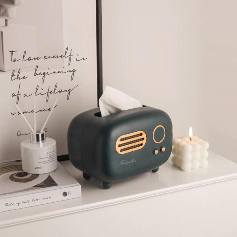 Radio Retro Radio Tissue Box Cover