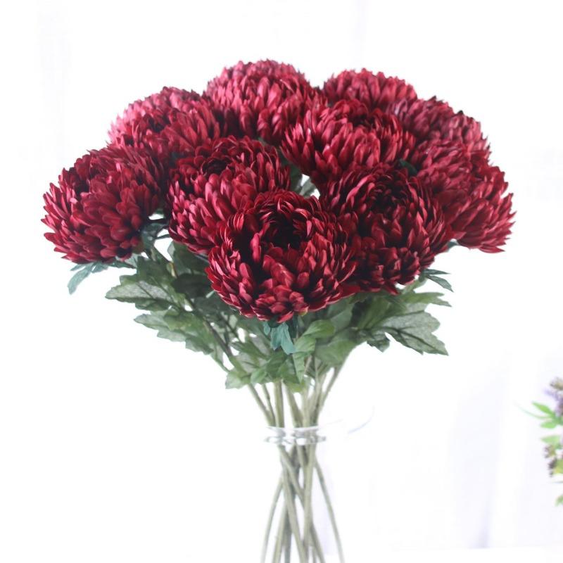 Artificial Realistic Chrysanthemum Bouquet