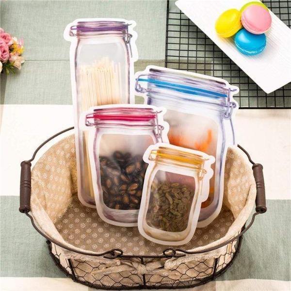 MasonPouch™ Reusable Mason Jar Bags - Nordic Side - 