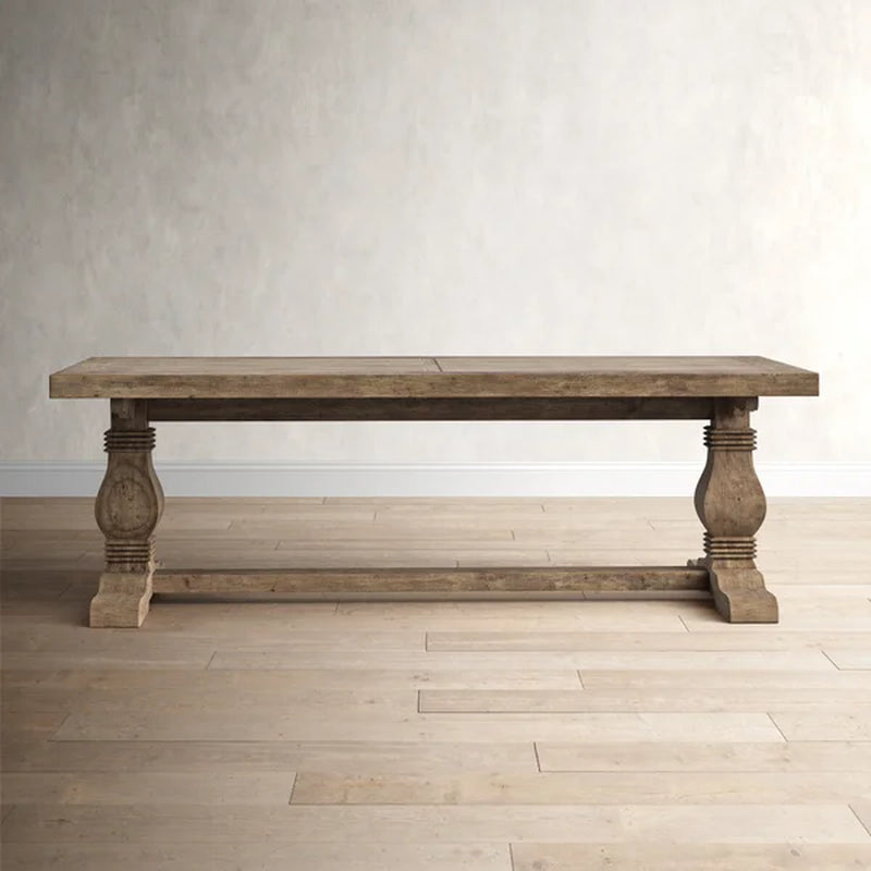 Kinston Rustic Trestle Dining Table