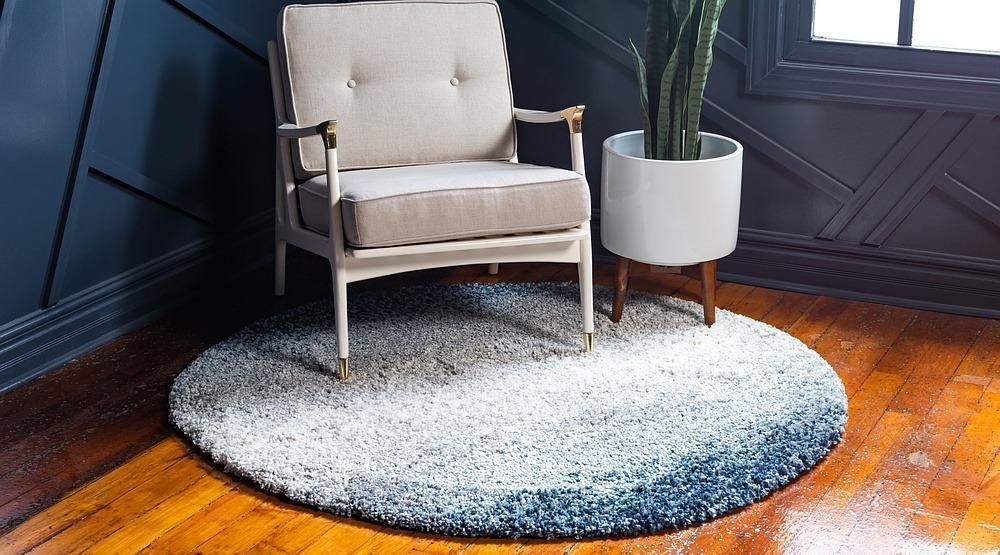 Decker - Gradient Blend Shaggy Rug - Nordic Side - Area-rug, feed-cl0-over-80-dollars, hallway-runner, large-rug, modern, modern-rug, round-rug, shaggy-rug, unique-loom, us-only, us-ship