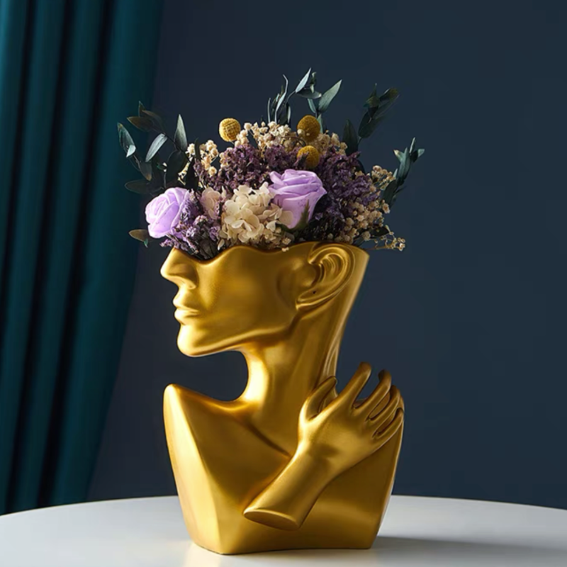 Lady Feminine Face Vase