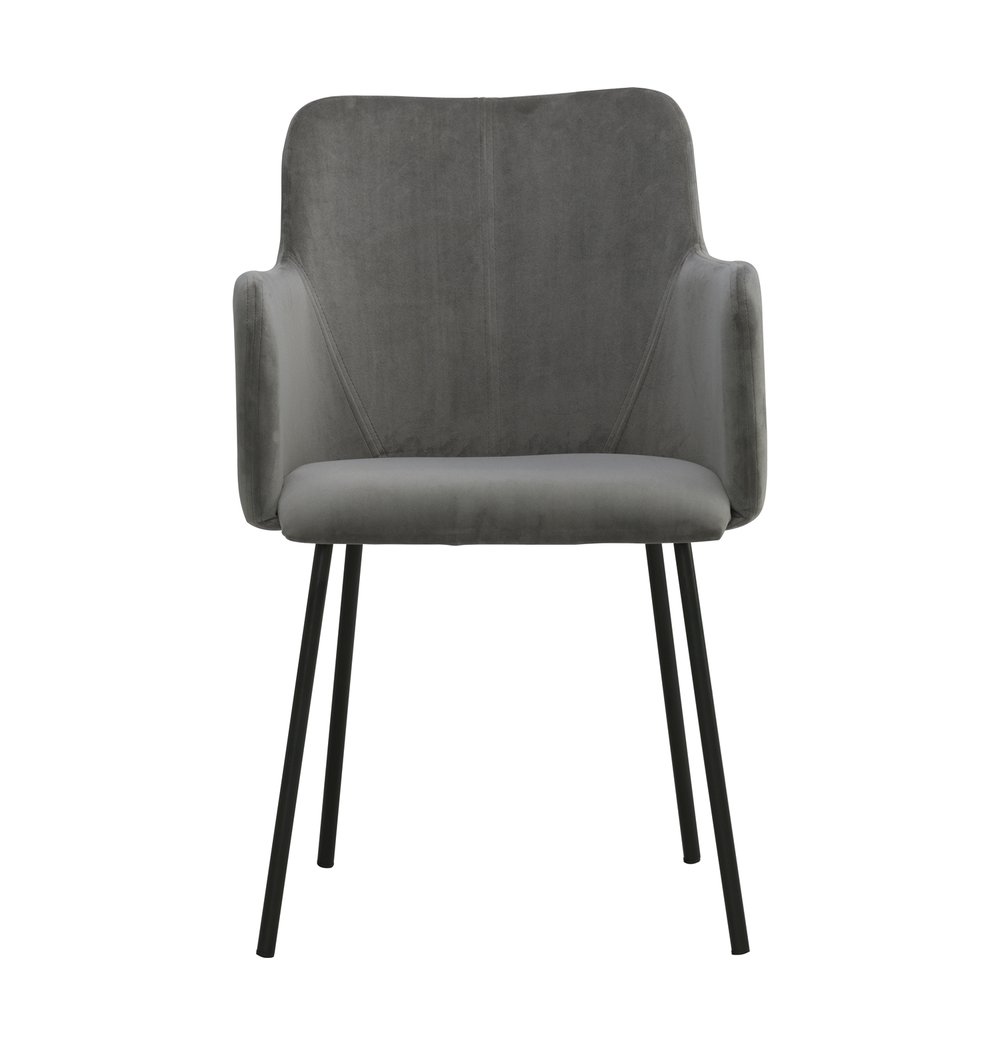 Desta - Gray Dining Armchair