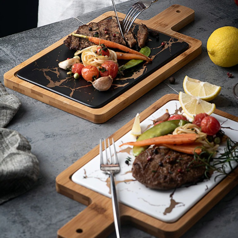 Klastiva™ Golden Marble Tray - Nordic Side - 