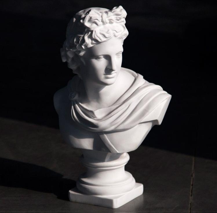 Apollo Bust Statue - Artisan-Made