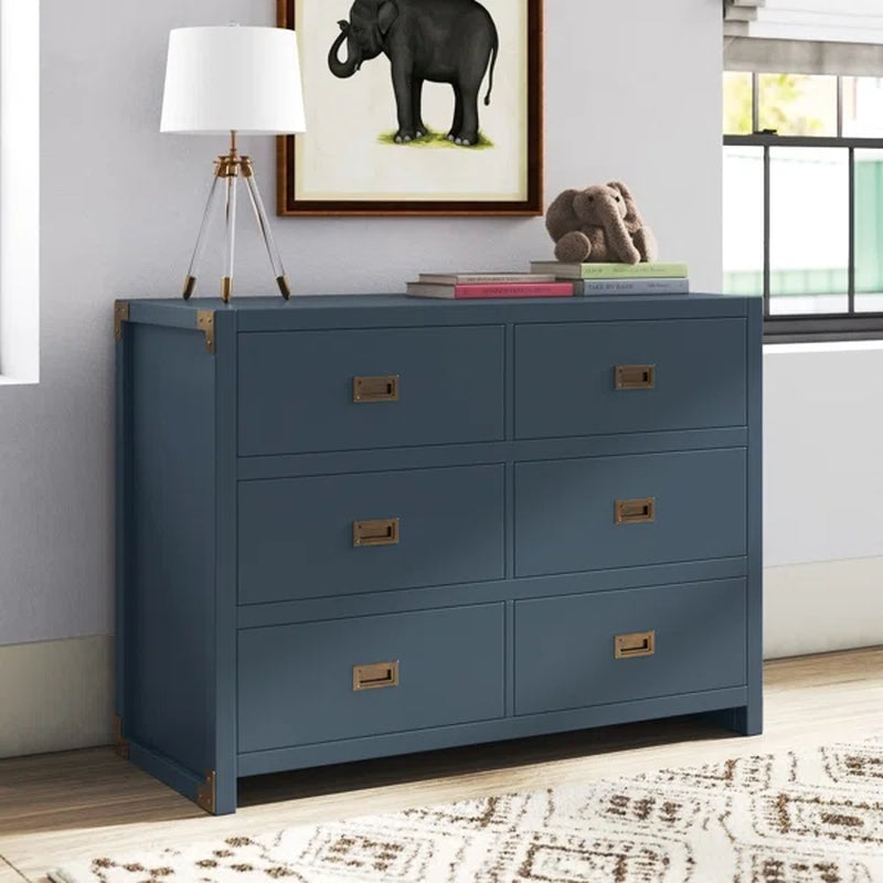 Hubble 45'' Wide 6 - Drawer Double Dresser