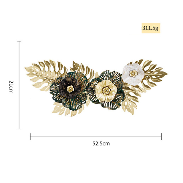 Flower Metal Wall Decor