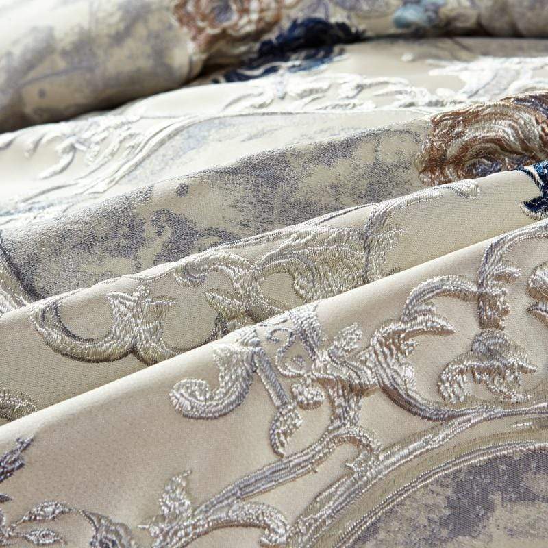 Oriental Jacquard Luxury Bedding Set - Nordic Side - bed, Bedding, duvet