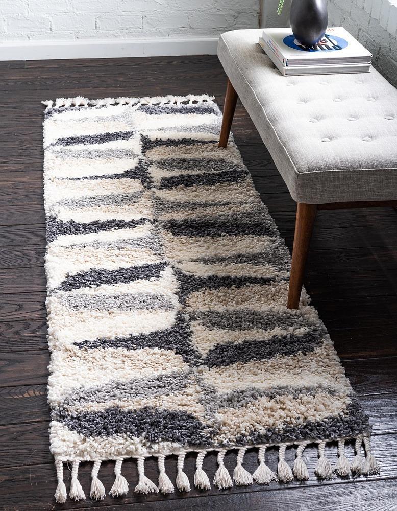 Jeramiah - Modern Shaggy Area Rug - Nordic Side - feed-cl0-over-80-dollars, unique-loom, us-only, us-ship