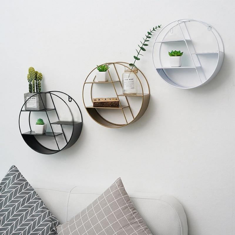 Stylish Floating Shelves - Nordic Side - floating, hexagon, shelf, shelves, stylish