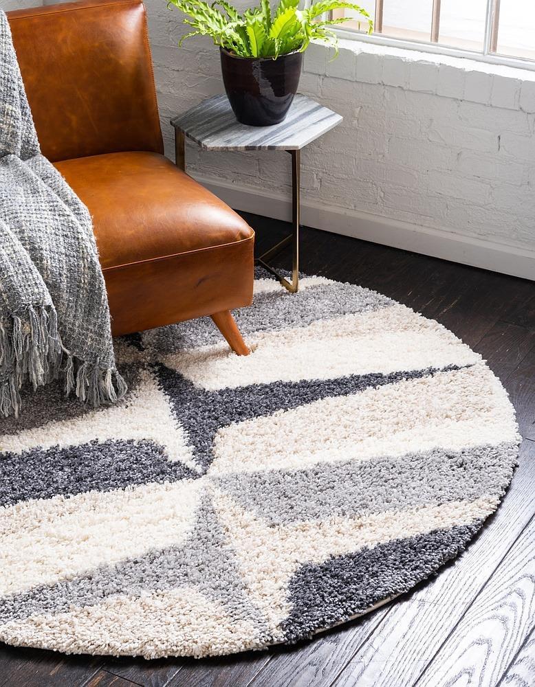 Jeramiah - Modern Shaggy Area Rug - Nordic Side - feed-cl0-over-80-dollars, unique-loom, us-only, us-ship